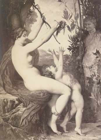 Lefebvre Jules Joseph Nymph Et Bacchus A4 Photo Print