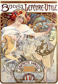 Lefevre Utile Biscuits 2 Vintage Retro Advert Ads A4 Photo Print