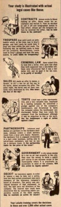 Legal Cases Study Vintage Retro Advert Poster A4 Photo Print