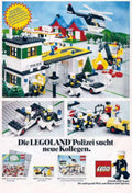 Lego Police Station 2 Vintage Retro Advert Ads A4 Photo Print