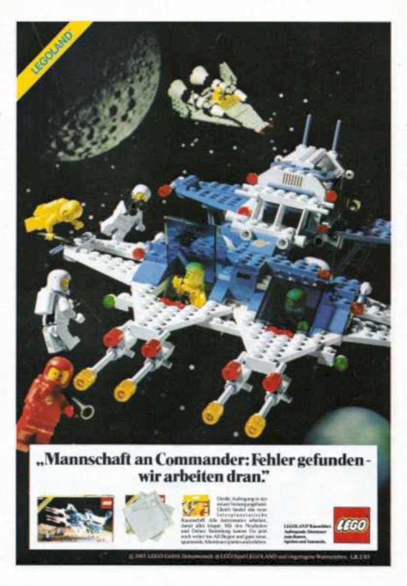 Lego Space Academy Vintage Retro Advert Ads A4 Photo Print
