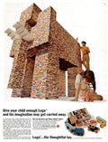 Lego Structure Model Vintage Retro Advert Ads A4 Photo Print