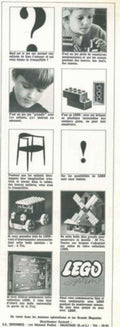 Lego Systems Bricks Vintage Retro Advert Poster A4 Photo Print