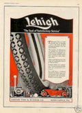Lehigh Tire Model Vintage Retro Advert Ads A4 Photo Print