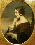 Lehmann Henri Portrait De Marie DAgoult A4 Photo Print