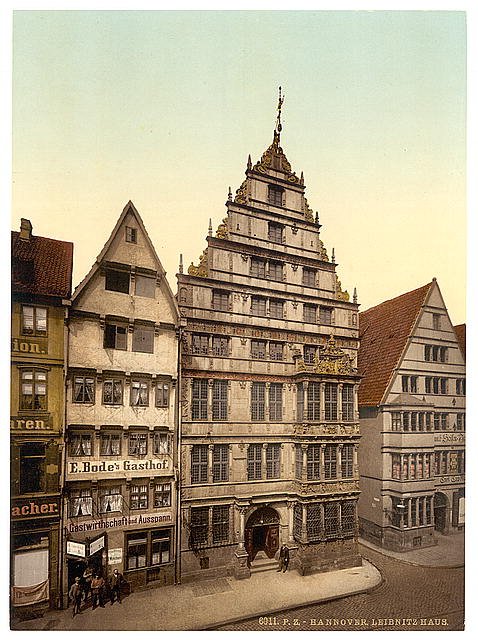 Leibnitz House Hanover Hanover Vintage A4 Photo Print