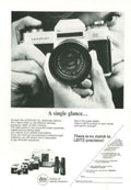 Leicaflex Sl Camera Vintage Retro Advert Poster A4 Photo Print