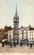 Leicestershire Leicester Clock Tower 1910s Vintage A4 Photo Print