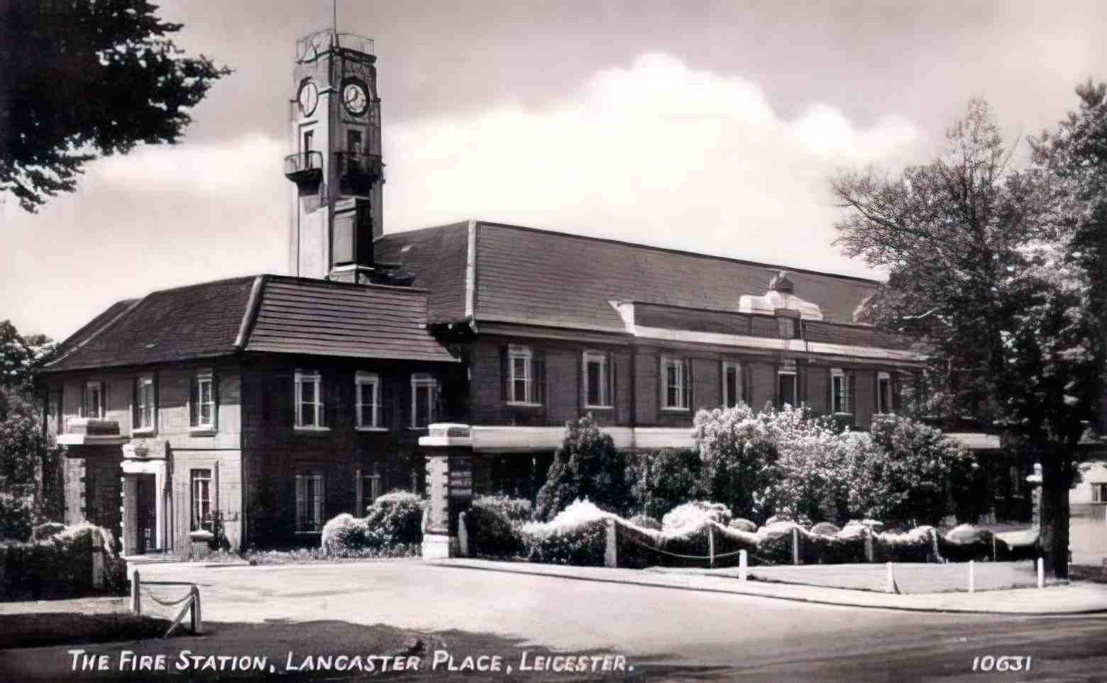 Leicestershire Leicester Fire Station Vintage A4 Photo Print