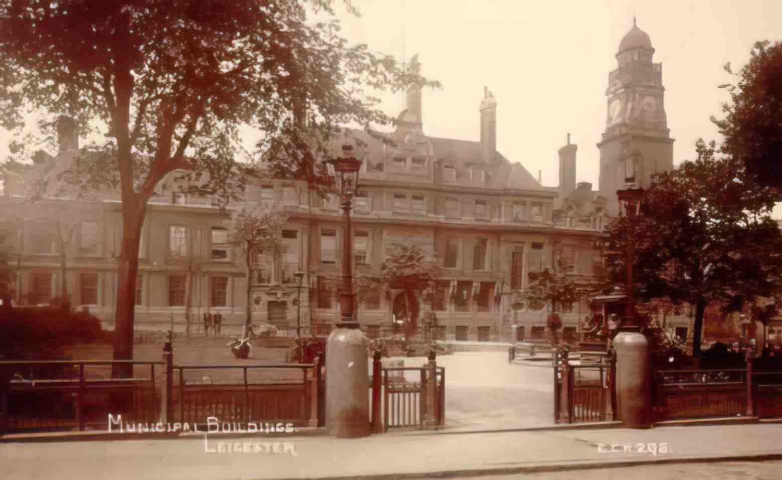 Leicestershire Leicester Municipal Buildings 1920s Vintage A4 Photo Print