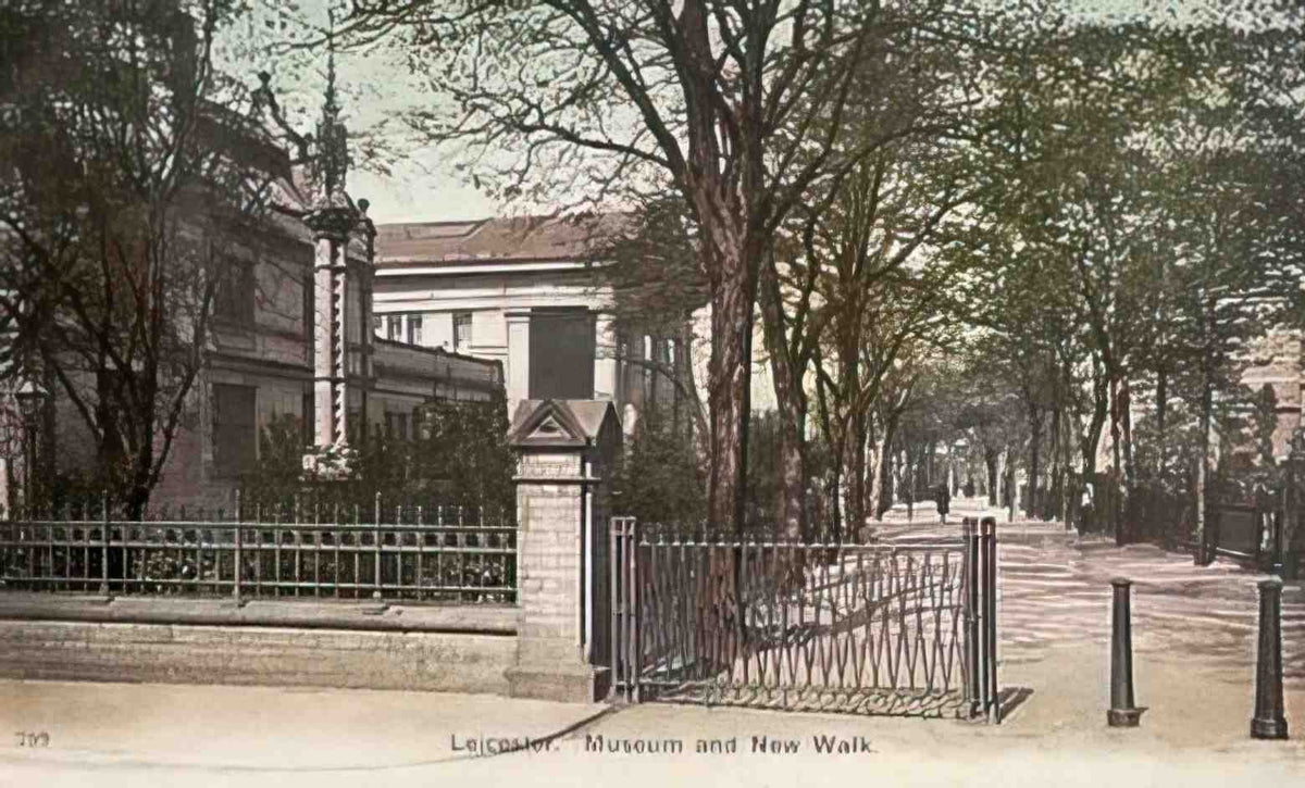 Leicestershire Leicester Museum and New Walk Vintage A4 Photo Print