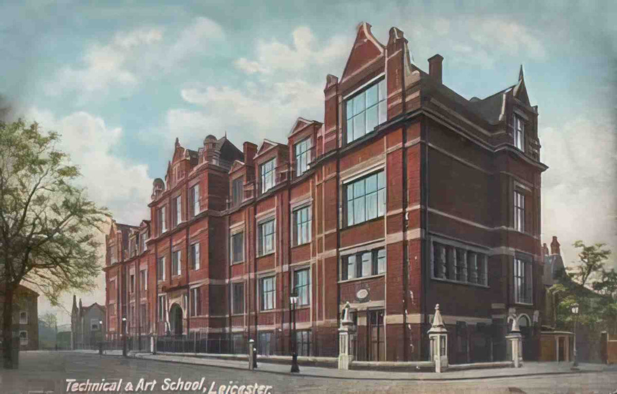 Leicestershire Leicester Technical and Art School 1900s Vintage A4 Photo Print