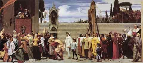 Leighton Cimabue s Madonna A4 Photo Print