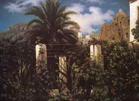 Leighton Garden of an Inn Capri A4 Photo Print