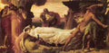 Leighton Hercules Wrestling with Death A4 Photo Print
