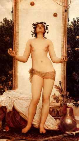 Leighton Lord Frederic The Antique Juggling Girl A4 Photo Print