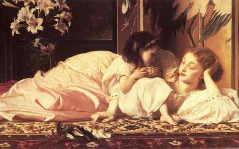 Leighton Mother and Child A4 Photo Print