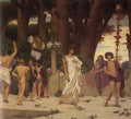 Leighton The Daphnephoria right detail A4 Photo Print