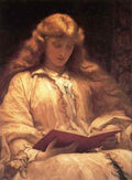 Leighton The Maid with the Yellow Hair Lord Frederick Leighton  A4 Photo Print