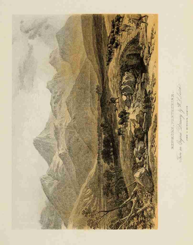 Leitch William L 1804 1883 Scotland 1840 Benmore Perthshire A4 Photo Print