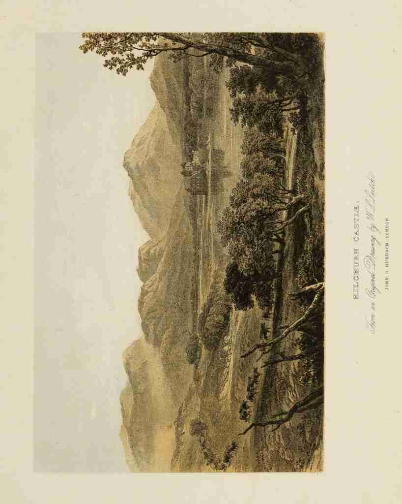 Leitch William L 1804 1883 Scotland 1840 Kilchurn Castle A4 Photo Print