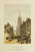Leitch William L 1804 1883 Scotland 1840 New Assembly Hall Edinburgh A4 Photo Print