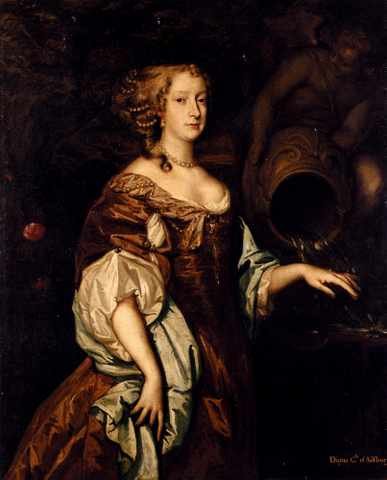 Lely Sir Peter Portrait Of DianCountess Of Ailesbury A4 Photo Print