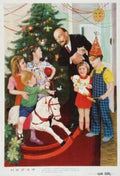 Lenin Christmas Family Vintage Retro Advert Ads A4 Photo Print