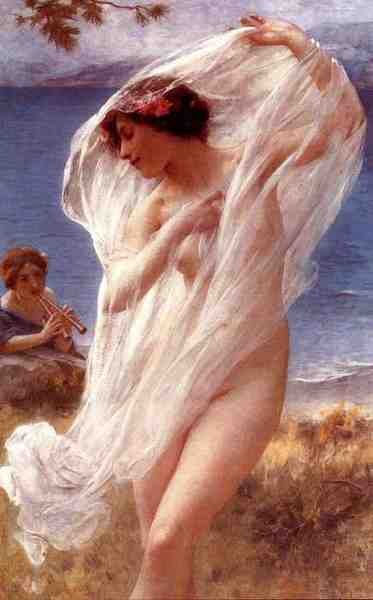 Lenoir Charles Amable A Dance By The Sea A4 Photo Print