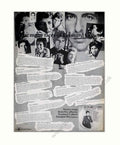 Leonard Cohen Hits Vintage Retro Advert Poster A4 Photo Print
