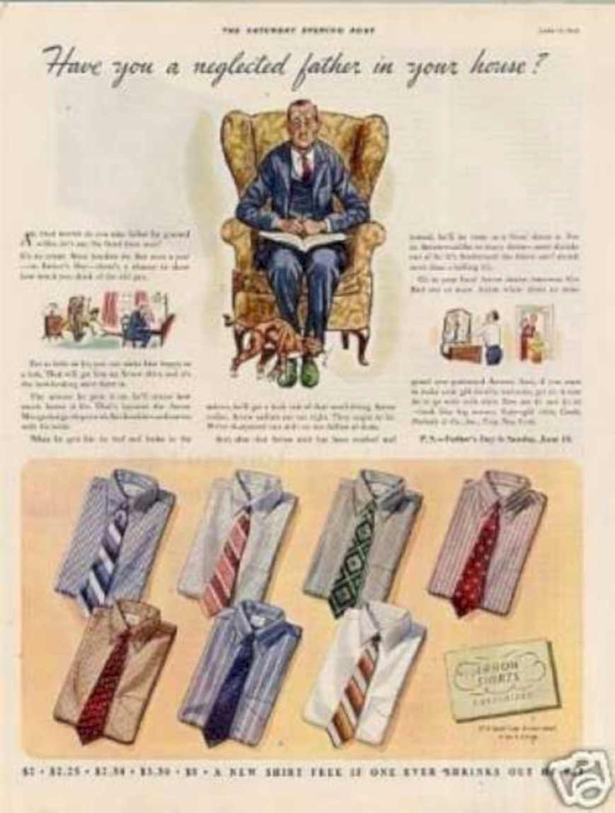 Leonard Shirts New Vintage Retro Advert Ads A4 Photo Print
