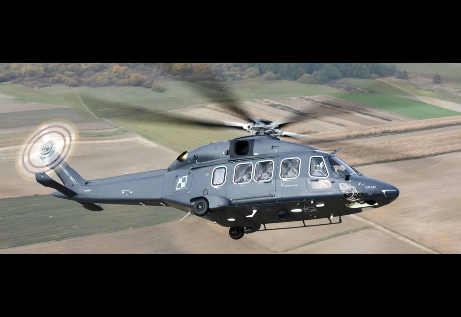 Leonardo Aw149 Medium Lift Utility Helicopter Italy A4 Photo Print