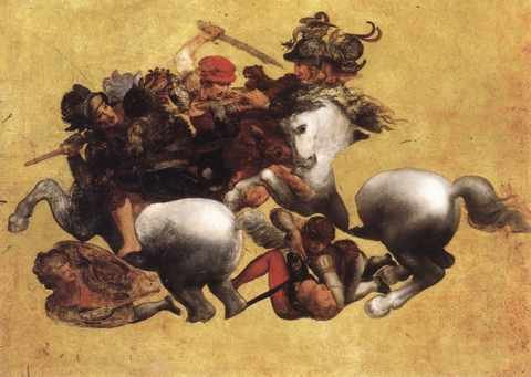 Leonardo DVinci Battle Of Anghiari TavolDori A4 Photo Print