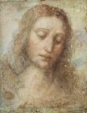 Leonardo DVinci Head Of Christ C1494 5 A4 Photo Print
