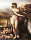 Leonardo DVinci LedAnd The Swan 1505 10 A4 Photo Print