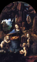 Leonardo DVinci MadonnOf The Rocks 1491 A4 Photo Print