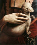 Leonardo DVinci Portrait Of CeciliGallerani Detail1 A4 Photo Print