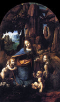Leonardo Da Vinci Madonna Of The Rocks 1491 Art A4 Photo Print