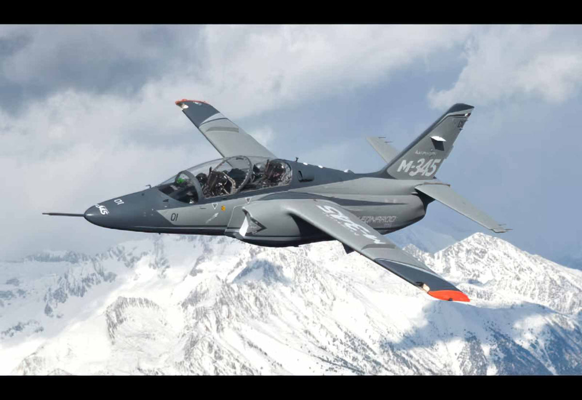 Leonardo M345 Advanced Jet Trainer Italy 3 A4 Photo Print