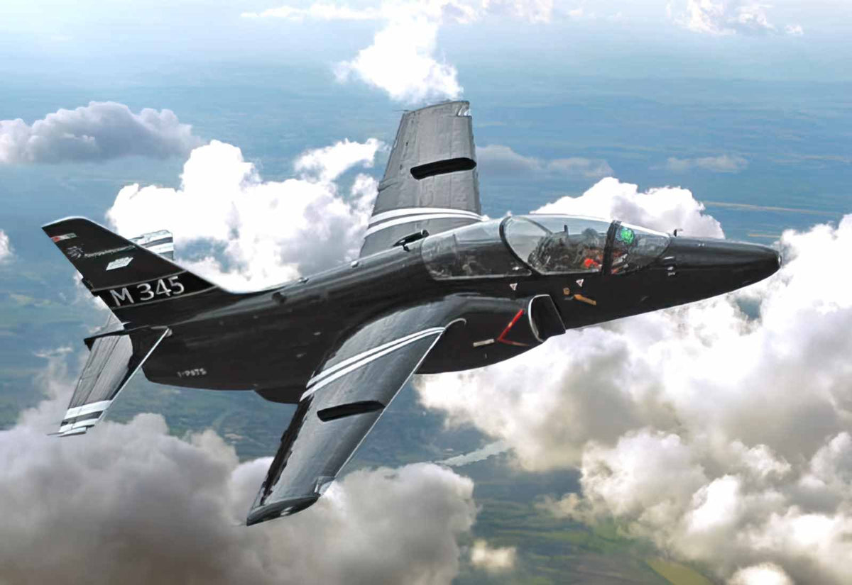 Leonardo M345 Advanced Jet Trainer Italy A4 Photo Print