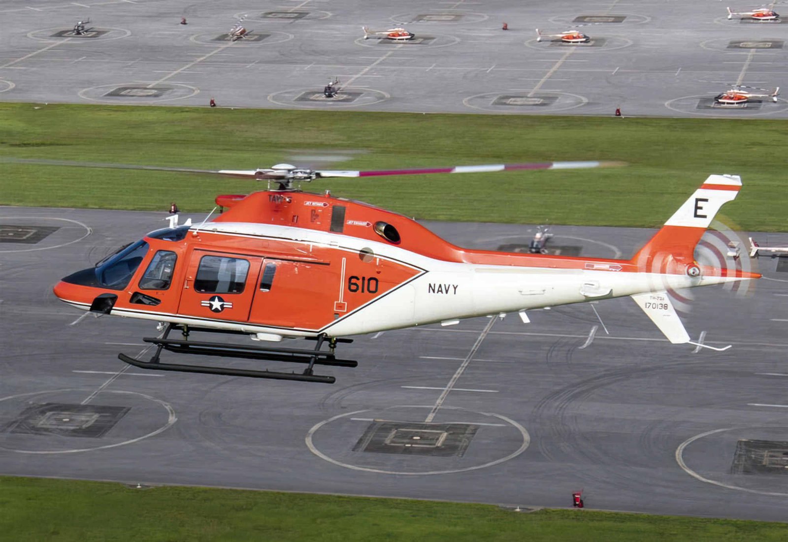 Leonardo Th73 Navy Trainer Helicopter Usa 2 A4 Photo Print