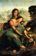Leonardo The Virgin And Child With Saint Anne, 1510, 168x13 Art A4 Photo Print