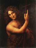 Leonardo da Vinci St John the Baptist Leonardo da Vinci  A4 Photo Print
