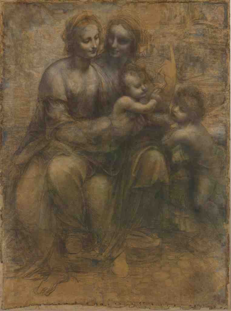 Leonardo da Vinci The Leonardo Cartoon A4 Photo Print