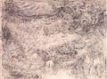 Leonardo da Vinci deluge over a city Art A4 Photo Print