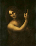Leonardo da Vinci st john the baptist A4 Photo Print