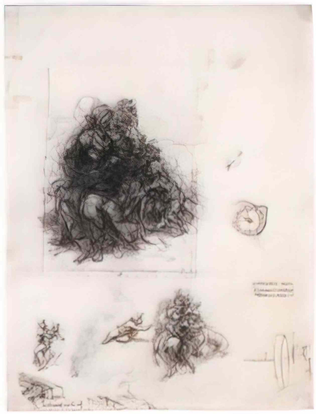 Leonardo da Vinci study for the burlington house cartoon the virgin a Art A4 Photo Print