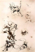 Leon Bakst sketch for the ballet la peri by paul dukas 1911 Art A4 Photo Print
