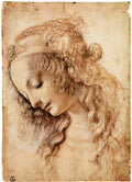 Leonardo da Vinci deluge over a city Art A4 Photo Print