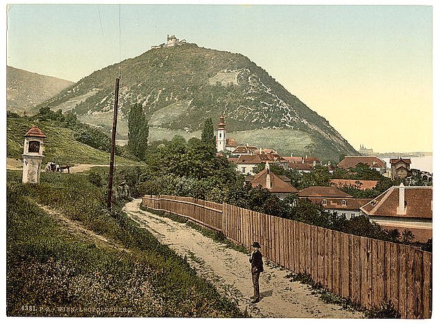 Leopoldsberg Vienna Vintage A4 Photo Print